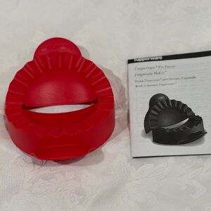 NEW!  Tupperware Red Empanada Maker